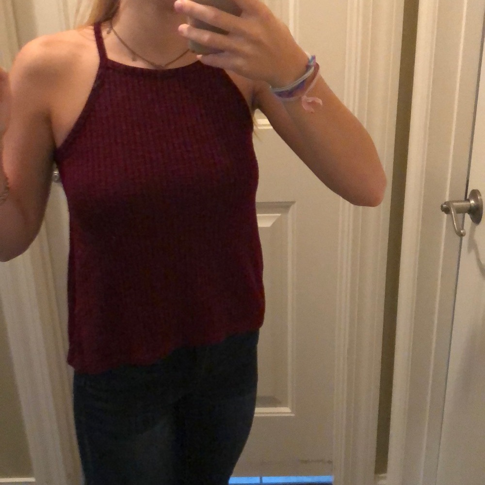 Sweater tank top